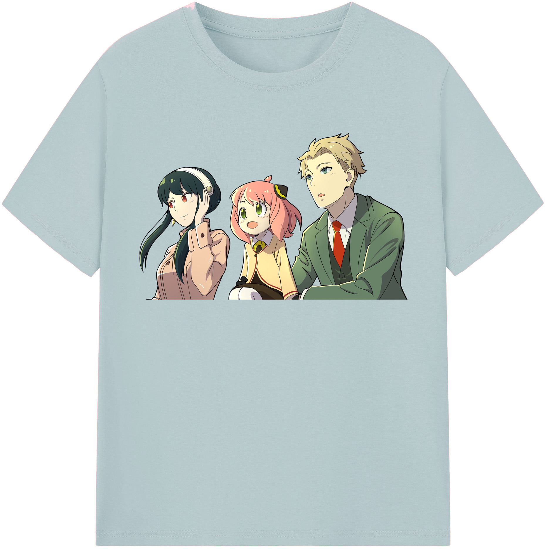 （画像用） SPY×FAMILY间谍家家酒 綿100％半袖Tシャツ（フロントプリント）